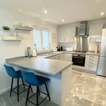 Marmy Grey Polished Marble Effect Porcelain Floor Tile