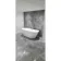 Marmy Grey Polished Marble Effect Porcelain Floor Tile