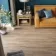 Baron Dark Oak Wood Effect Matt Porcelain Floor Tile
