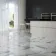 Calacatta Blue Marble Effect Polished Porcelain Floor Tile