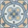 Granada Blue Victorian Patterned  Matt Ceramic Floor Tile