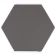 Kromatika Hexagon Black Porcelain Wall & Floor Tile
