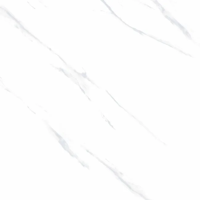 Alaskan Calacatta White Marble Effect Polished Porcelain Floor Tile