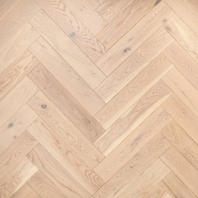 Alpes Grey Oak Herringbone Engineered Wood 15mm Invisible Oiled