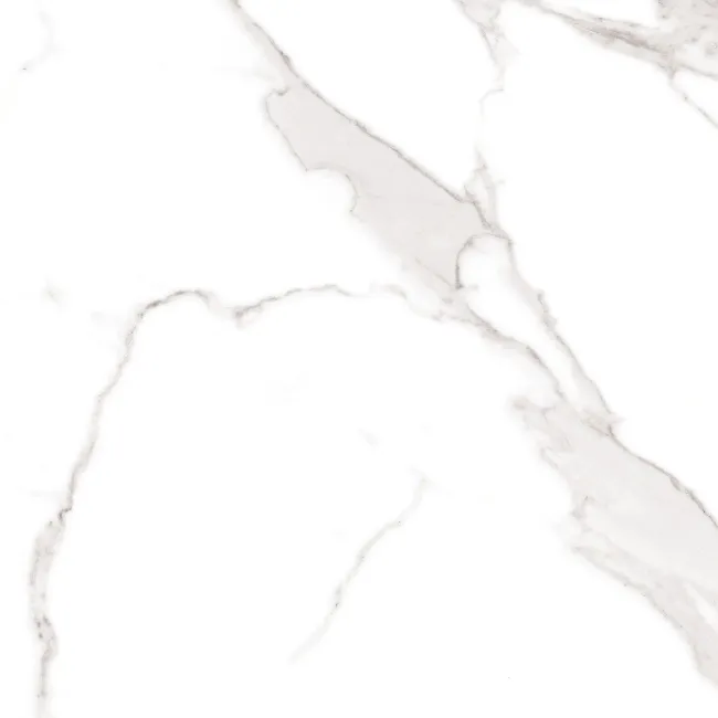 Carrara White Marble Effect Matt Ceramic Floor Tile