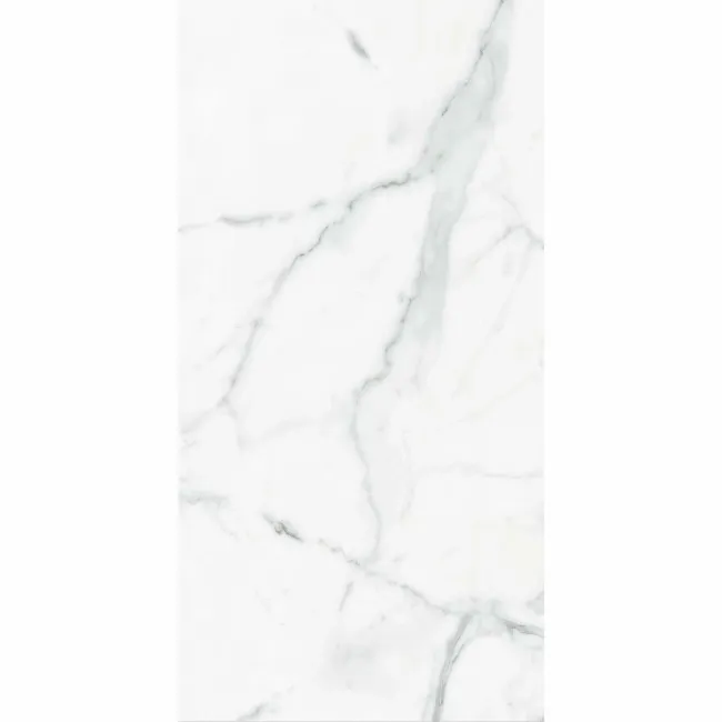 Carrera White Marble Effect Matt Porcelain Wall and Floor Tile