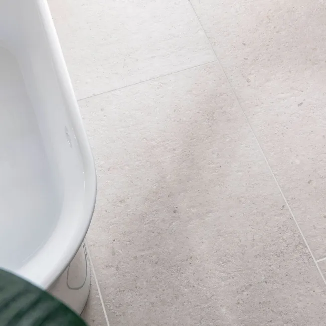 Flakestone Cream Concrete Effect Matt Porcelain Wall and Floor Tile