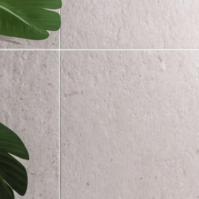 Flakestone Cream Concrete Effect Matt Porcelain Wall and Floor Tile
