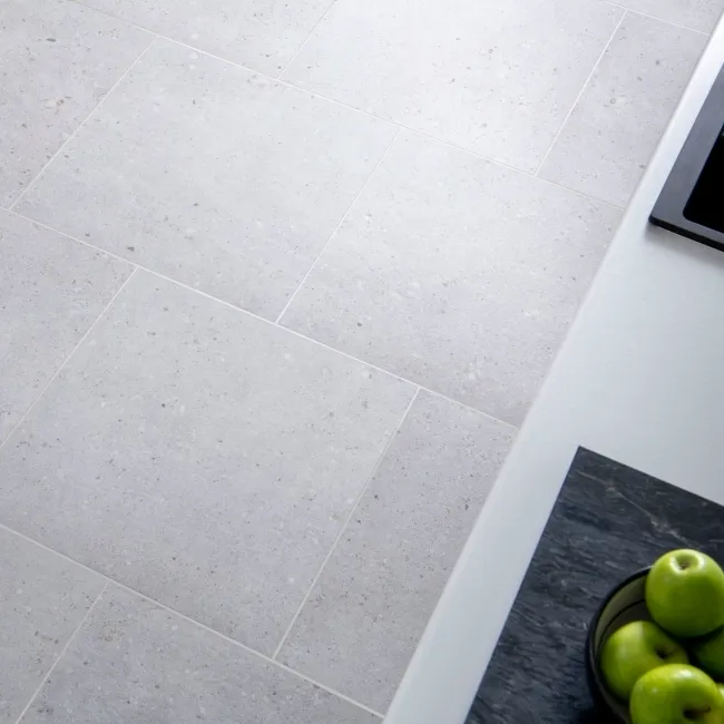 Flakestone Grey Concrete Effect Matt Porcelain Floor Tile