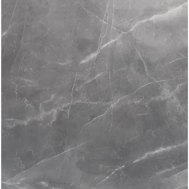 Marmy Grey Polished Marble Effect Porcelain Floor Tile