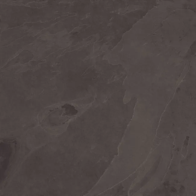 Mustang Black Slate Effect Matt Porcelain Floor Tile