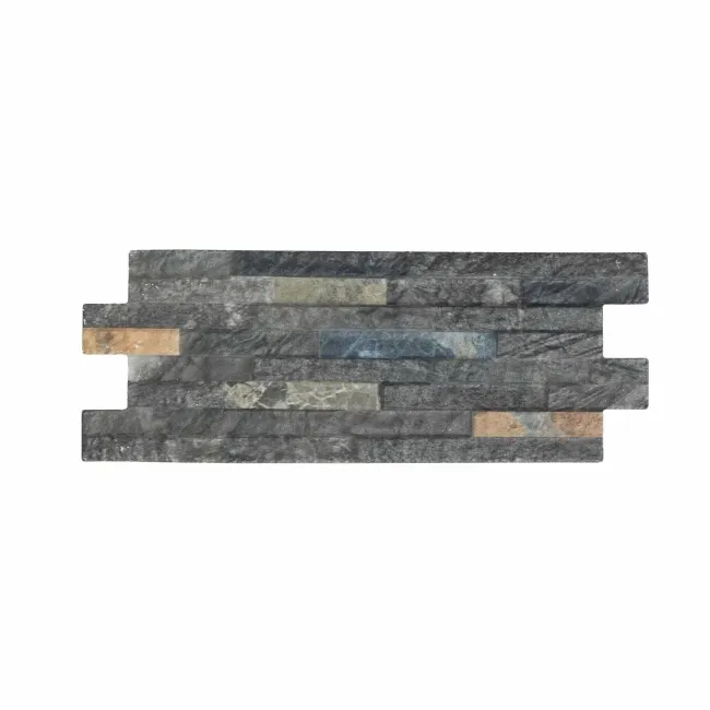 Rio Black Split Face Effect Italian Porcelain Wall Tile