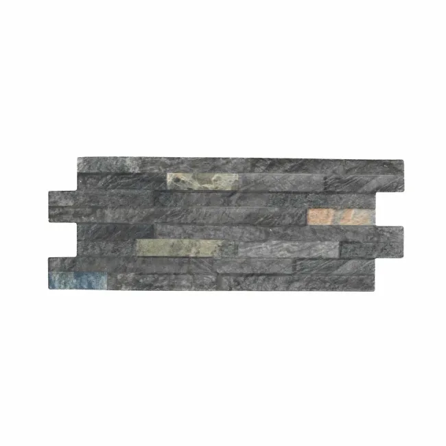 Rio Black Split Face Effect Italian Porcelain Wall Tile