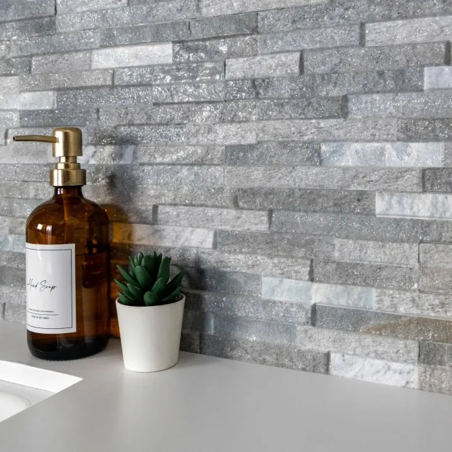Rio Grey Split Face Effect Italian Porcelain Wall Tile