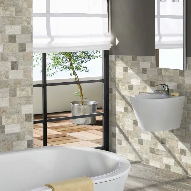 Roma Beige Travertine Effect Italian Porcelain Wall Tile