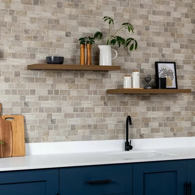 Roma Beige Travertine Effect Italian Porcelain Wall Tile