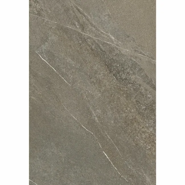 Sakhir Dark Grey Stone Effect Matt Porcelain Large Outdoor Slab Tile