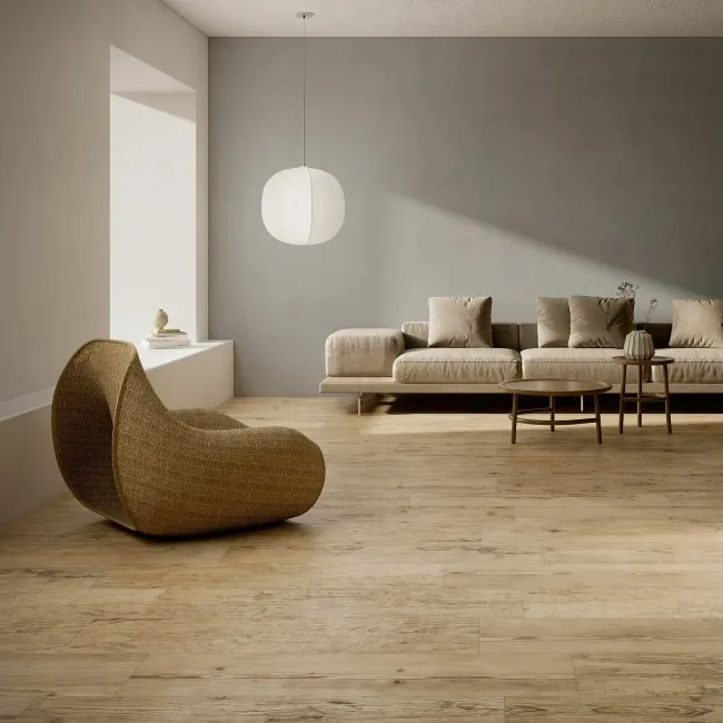 Sequoia Light Oak Wood Effect Anti Slip Italian Porcelain Tile