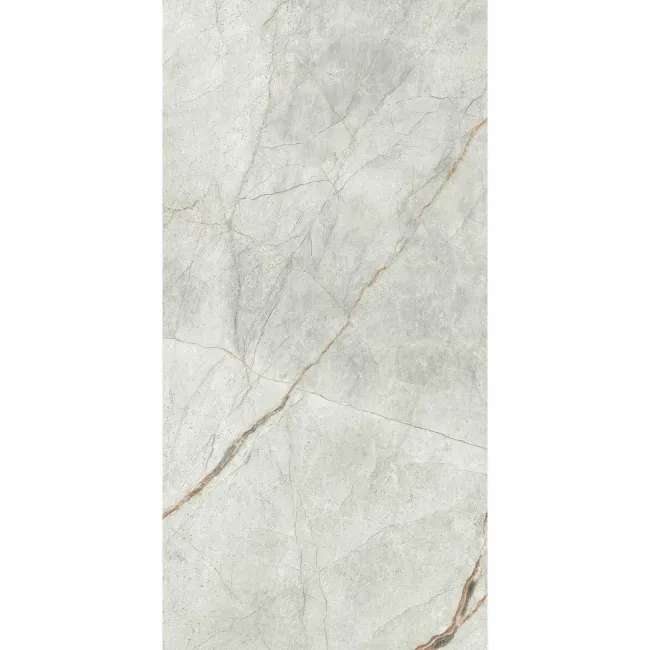 The Room Grey Marble Effect Matt Porcelain Wall and Floor Tile